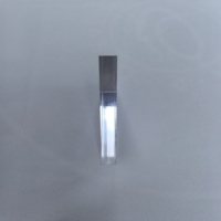 QINLONG Logo personnalisé concessionnaire de poker Texas en acrylique transparent tout en bouton essentiel pour vos jetons de poker et votre ensemble de plateaux