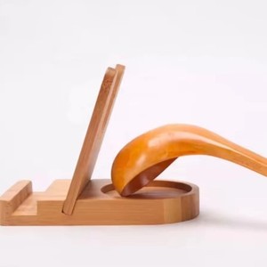 Support de couvercle de pot en bambou, repose-louche, support de rangement, organisateur d'ustensiles de cuisine écologique pour outils de cuisson - Product Image 4