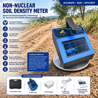 Portable Non-Nuclear Soil Density Meter Handheld Subgrade Compaction Tester Radiation-Free Testing Instrument 1 Year High