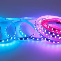 Tira de Luces LED RGB/GRBW Direccionables por USB, 12V/24V, Flexible, IP67 Impermeable, Programable, ArtNet/Control por Voz, Regulable