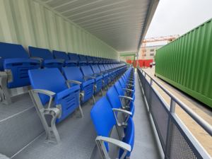 Contenedor de espectador de deportes de Fútbol 20 pies 40 pies Contenedor de <span class=keywords><strong>tribuna</strong></span> con gradas - Product Image 4