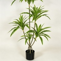 Bonsaï artificiel sur pied, décoration en bois brésilien, plantes vertes en pot pour intérieur, affichage sur fenêtre, aménagement paysager