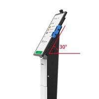 Support de Kiosque Self Service monté sur Vesa de 27 pouces avec imprimante haute vitesse intégrée
