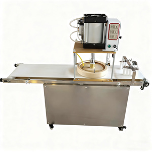 Machine à presser les pâtes à pain plat commerciale multifonctionnelle de table pour pizza et naan, machine à fabriquer les produits céréaliers, machine à naan - Product Image 1