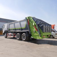 Nouveau camion compacteur de déchets chinois à 10 roues, chargeur de déchets municipaux, 17 m3, 21 tonnes, Sinotruk Howo 6*4, camion à ordures