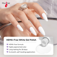 Blanc Noir Couleur TPO Hema Sans Gel Longue Durée Vernis À Ongles Gel De Peinture UV Ongle Professionnel Gel Vernis avec Marque Privée