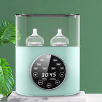 Chauffe-biberon portable et intelligent avec affichage en temps réel LCD, chauffe-biberon pour tétine, stérilisateur, chauffe-biberon pour bébé