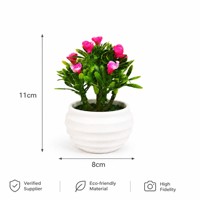 Mini Künstliche Topfpflanzen Kleine Dekorative Bonsai Tisch-Ornamente für Zuhause und Büro Grüne Tischdekoration Großhandel