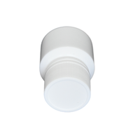 Flacon à pilules en HDPE blanc de 20 ml avec bouchon à vis |   Mini-contenant de dosage solide pour comprimés et capsules |   Couleur et logo personnalisés |   Pharmacie