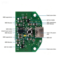 Module d'atomisation à double buse de pulvérisation USB pour humidificateur d'air, carte de circuit imprimé avec interrupteur de commande pour plantes et animaux domestiques