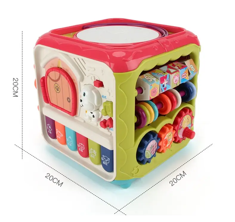 Early Education Toy Infant Musik instrument Spielzeug Elektrische Mini-Trommeln mit leichtem Baby-Lernspiel zeug im Großhandel