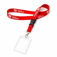 Lanières personnalisées avec logo, impression couleur intégrale, attache mousqueton pour cartes d'identité de personnel de bureau et d'étudiants