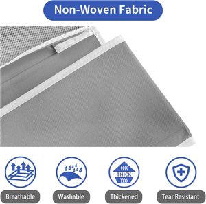 2 in 1 Wall Mount Over Door Hanging Organizer Storage 6-shelf Closet Over the Door Organizer - Product Image 2