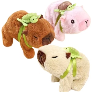 Muñeco de Peluche Eléctrico de Capibara de Dibujos Animados para Niños, Juguete Suave Antiestrés con Sonido al Caminar, Juguete de Peluche de Capibara B-5697 - Product Image 1