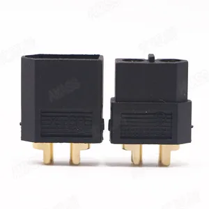 Großhandel Amass Netzteil XT60 Schwarz Steck verbinder Amass XT60 Adapter Stecker mit Kabel