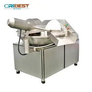 Meyve gıda parçalayıcı et taşlama kesme makinası gıda et kasaplık ekipmanları kase kesici yüksek hızlı et kase kesici makinesi