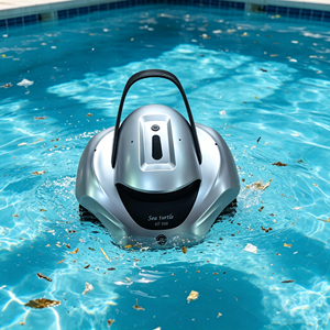 Nuevo Diseño, Aspiradora Robótica Inalámbrica para Piscinas, <span class=keywords><strong>Robot</strong></span> Limpiador Automático Portátil con Gran Potencia de Succión para Piscinas - Product Image 1