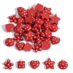 Lazo Rojo Angoleño, Corazón, <span class=keywords><strong>Estrella</strong></span> <span class=keywords><strong>de</strong></span> Cinco <span class=keywords><strong>Puntas</strong></span>, Resina, Materiales para Manualidades <span class=keywords><strong>con</strong></span> Temática <span class=keywords><strong>de</strong></span> Amor, Colgante <span class=keywords><strong>de</strong></span> Resina para Pinzas <span class=keywords><strong>de</strong></span> Pelo, Fundas <span class=keywords><strong>de</strong></span> Teléfono - Product Image 3