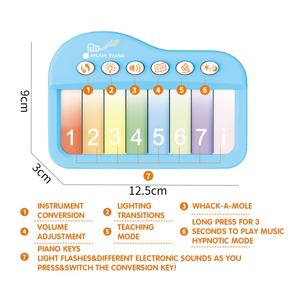 <span class=keywords><strong>Piano</strong></span> électronique tactile multifonctionnel EPT pour tout-petits, jouet musical lumineux avec 6 modes <span class=keywords><strong>de</strong></span> <span class=keywords><strong>jeu</strong></span>, jouet sensoriel éducatif pour enfants - Product Image 2