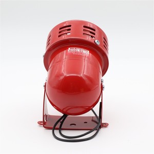 Avertisseur sonore industriel Ms Ms-190 220V 24V Rouge 110Db Klaxon d'alarme incendie - Product Image 4