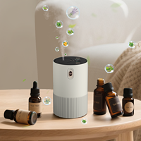 Diffuseur d'aromathérapie électrique portable sans eau 15ml pour voiture, maison et hôtel avec pulvérisation à froid nano 2 fluides