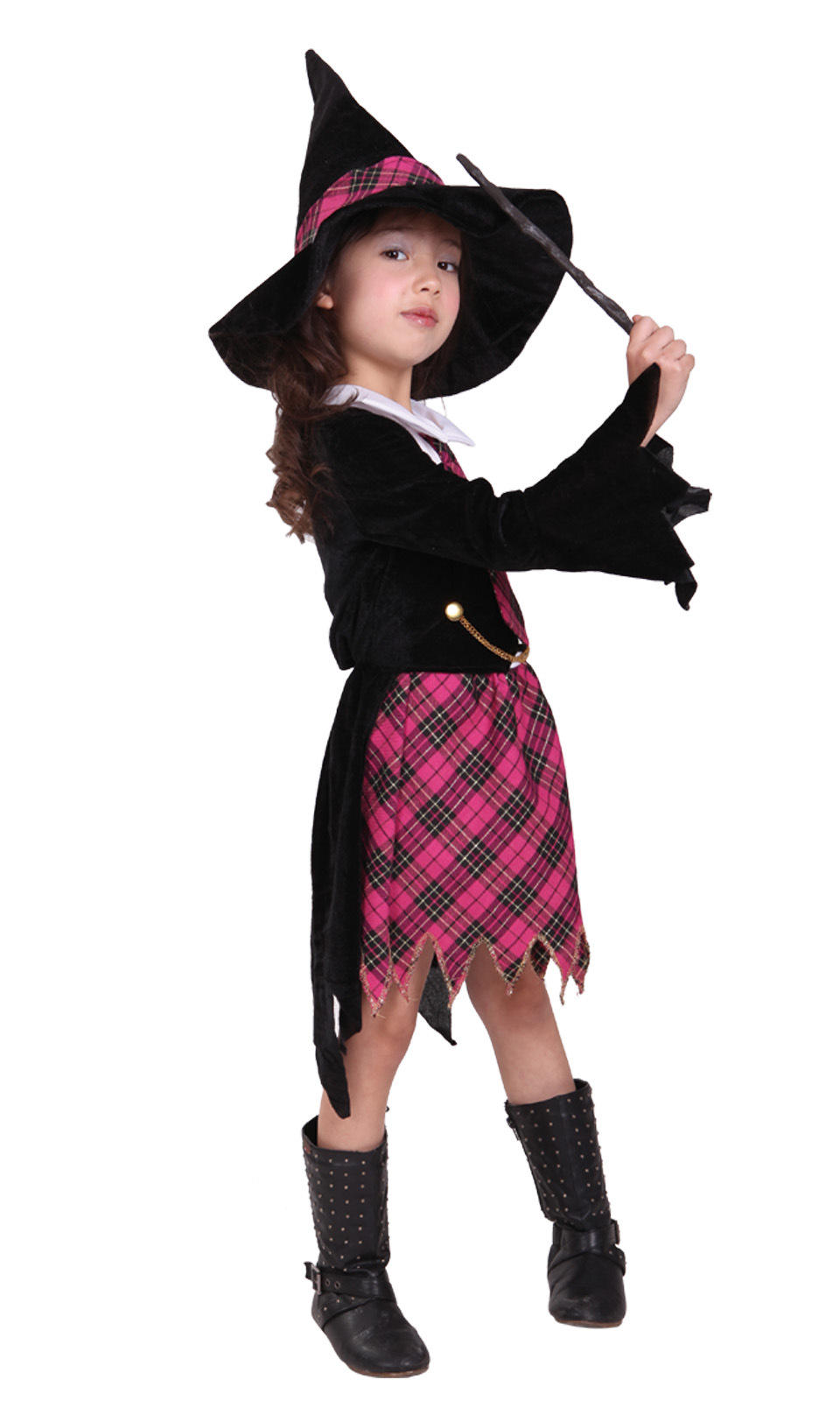 Plaid Witch Costume