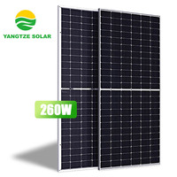 Panel Surya Monokristalin Yangtze 260W dengan Pengontrol 200w 300w 500Watt 220v Plug and Play untuk Pengisian Daya Mobil