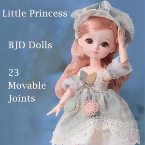 חם מכירות מציאותי 30cm BJD בובות 12 סנטימטרים עם 23 נשלף משותף הטוב ביותר מתנות Barbiees בובות להעמיד פנים לשחק צעצועים עבור ילדה
