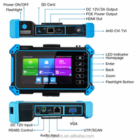 Testeur CCTV 6-en-1 4K FTTH 5 pouces IPC-5100 Plus Full 8MP IP CVI TVI AHD SDI Analogique VGA