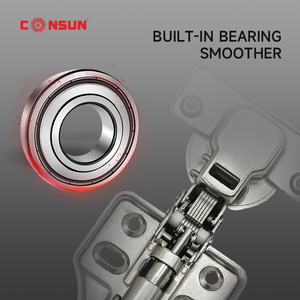 Comsun 35mm Möbelbeschläge mit Sanftem Schließmechanismus, Versteckte Unsichtbare Hydraulikbeschläge für Türen, Möbelbeschläge, Schrankbeschläge - Product Image 3