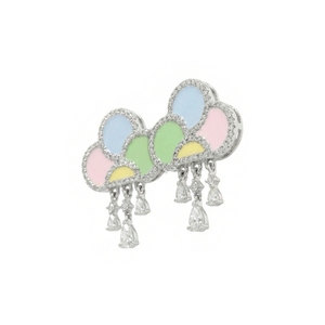 [Expo de Joyería Internacional de Hong Kong] Pendientes con Diseño de Nubes y Globos Aerostáticos, Inspirados en el Cielo, para Uso Diario - Product Image 2