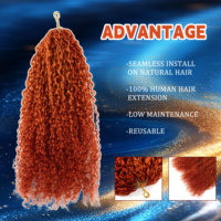 Perruques au crochet en cheveux humains bruts vietnamiens de qualité supérieure, brillance naturelle, durables, sans nœuds, extensions de cheveux humains bouclés Pixie