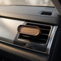 Diffuseur de parfum solide de luxe moderne pour la voiture, la maison et le bureau Évent en bois de longue durée Aromathérapie Évaporation naturelle Élimination des odeurs
