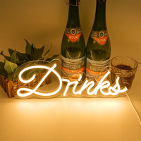 Enseignes publicitaires LED néon personnalisées à faire soi-même, bandes 220V, diffuseur 3D, tissu en caoutchouc, formes personnalisées, multicolores, pour entreprises de décoration