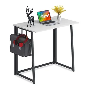 New product modern home office furniture sets MDF metal white office desk portable computer office desk