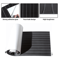 Revêtement de pont en mousse EVA pour bateau, tapis antidérapant, alternative au tapis de yacht, durable, imperméable, personnalisable, adhésif 3M