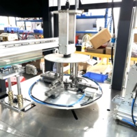 Machine d'emballage circulaire entièrement automatique avec comptage de mètres, distance de bobinage réglable 85-220 mm, longueur de serre-câbles, moteur 130 kW
