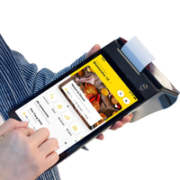 Terminal de point de vente portable Android 14.0 à double écran Z108S, écran tactile 8 pouces, connectivité Bluetooth USB, NFC, mémoire 4 Go + 64 Go
