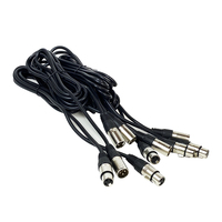 Câble XLR mâle-femelle 3 broches GAZ-CB01 pour microphone et karaoké
