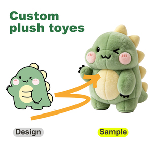 Porte-clés en peluche personnalisé : animaux, légumes, fruits – Breloques et jouets en peluche sur mesure - Product Image 1