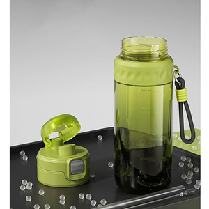 <b>750ml</b> PC Spray <b>Water</b> <b>Bottle</b> Stylish Large Capacity Plastic Straw Cup Sports Space Cup for Girls Student - Product Image 3