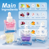 Kit visage personnalisé estompe les cicatrices d'acné kit de sérum visage blanchissant à la tomate blanche cerise nourrissant et raffermissant