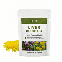 Thé Détoxifiant Personnalisé pour la Purification du Foie, Chrysanthème Chinois et Goji pour le Régime, Tisane de Ginseng