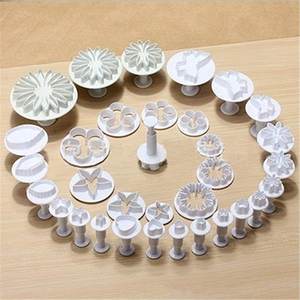 พิมพ์กดคุกกี้ฟองดองต์เค้ก33ชิ้น,พิมพ์ตกแต่งรูปหัวใจดอกไม้ใบไม้ผีเสื้อเครื่องมือ DIY - Product Image 5