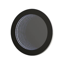 Miroir tunnel LED 3D à effet infini, lumineux et coloré, avec capteur tactile, haute qualité, pour maquillage et tendance TikTok