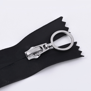 Chất lượng cao <span class=keywords><strong>5</strong></span> # rượu vang đỏ Nhựa công nghiệp kim loại đôi thanh trượt mở kết thúc dây kéo cho quần - Product Image 6