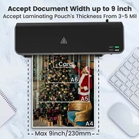 Petites machines à plastifier automatiques A3, A4, A5 pour autocollants, photos, documents, papier thermique et à froid – Prix compétitif