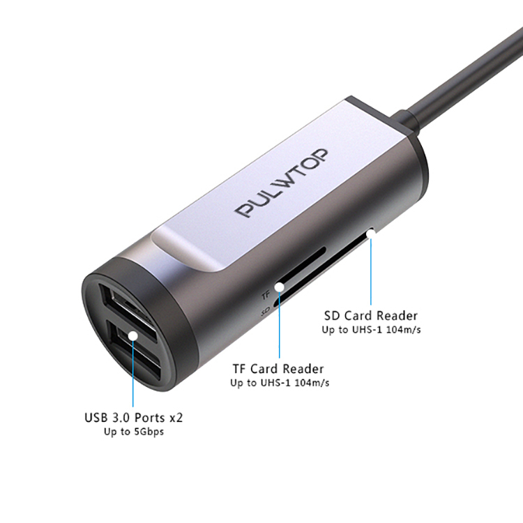 Usb c 3,1 концентратор 2 usb 3,0 sd tf кардридер концентратор