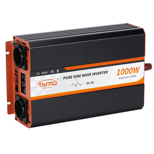 Onduleur à onde sinusoïdale pure Tianmo 1000W pour aventures en plein air, 12V à 220V, avec <span class=keywords><strong>port</strong></span> USB et écran LCD - Product Image 2