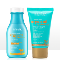 Kit de Soins Capillaires Format Voyage Sans Sulfate OEM ODM – Shampooing et Après-Shampooing à la Kératine et aux Herbes pour Hôtels, Shampooing Capillaire Naturel à l'Huile d'Argan